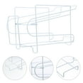 thumbnail image 5 of Estante de hierro para cocina, organizador portátil para latas de refrescos, cerveza, cerveza, refrigerador (blanco), 5 of 5