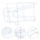 thumbnail image 5 of Estante de hierro para cocina, organizador portátil para latas de refrescos, cerveza, cerveza, refrigerador (blanco), 5 of 5