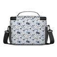 thumbnail image 3 of Lunch Box Pioneer Flower Floral Print Pattern Insulated Lunch Bag for Women Men,Medium Leakproof Lunchbox Cooler Bag Adjustable Strap,10 X 6.7 X 8 Inches, 3 of 6