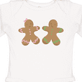 thumbnail image 4 of Inktastic Twin Gingerbread Boy and Girl Co Boys or Girls Long Sleeve Baby Bodysuit, 4 of 5