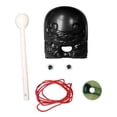 thumbnail image 4 of Milaget Guiros Percussion Instruments Guiro Frog with Mallet for Adults Boys Girls Black, 4 of 9
