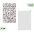 thumbnail image 2 of Easygdp Cute Baseball Golf Towel 24x16in for Men and Women with Carabiner Clip for Easy Attachment, 2 of 8