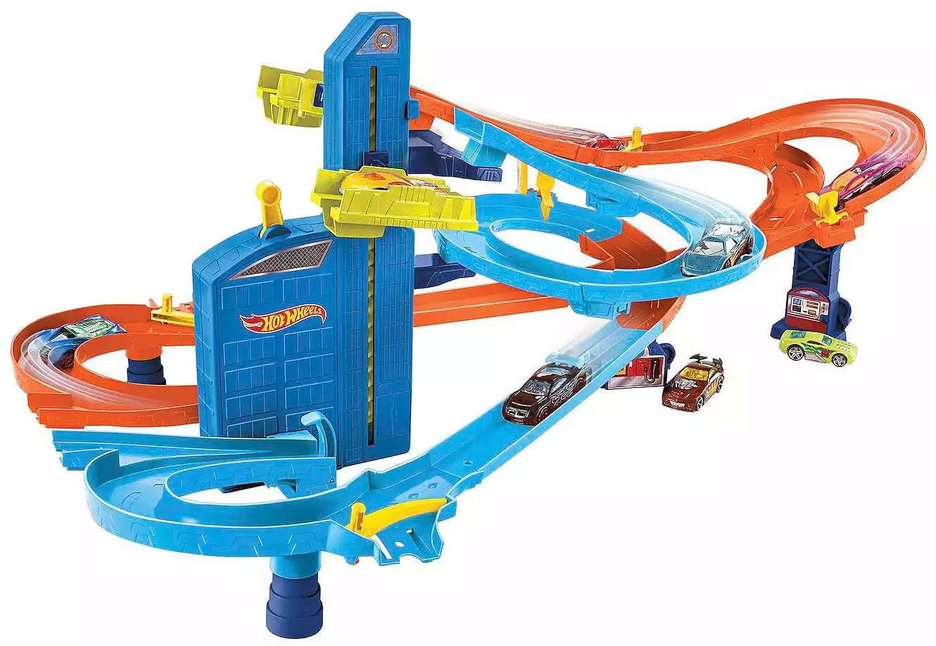Hot Wheels City Auto Lift Expressway Track Set