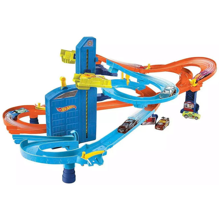 Hot Wheels City Auto Lift Expressway Track Set - Walmart.com