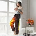thumbnail image 6 of KLL Womens Tennis Ball On Fire And Water Print Pajama Pants Soft Pajama Bottoms for Women Cozy Lounge Pants-Large, 6 of 7