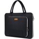 thumbnail image 2 of Housse pour Ordinateur Portable de 17.3 Pouces, Doublé d?Etoffe Quilteuse, Housse en Feutre avec Poignée pour Acer/ASUS/HP/Lenovo, Noir et Blanc Crème, 2 of 8
