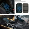 thumbnail image 6 of XYZCANDO Mandala Print Seat Belt Cover Keychain Fender Cover Handbrake Cover Lipstick Cover Trash Can Car Coasters Armrest Cover Car Cushion Cover Steering Wheel Cover Washable, 6 of 7