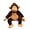 B, variant on Emdiqzs Plush Home Decor Monkey Figurine Living Room Accent for Home Styling - Brown, Orange