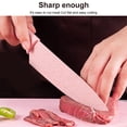 thumbnail image 4 of serony 6Pcs Kitchen Cutlery Set Stainless Steel Tableware Non Slip Wheat Straw Peeler for Fruits Vegetables Bread, 4 of 7