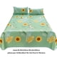 thumbnail image 3 of Juegos de cubrecamas y colchas Juego de cama de seda de hielo de tres piezas Sábanas suaves y transpirables Sábanas y fundas de almohada de seda lujosas Patrones realistas e interesantes Combinación d, 3 of 6
