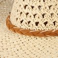 thumbnail image 6 of AWZXDE Summer Breathable Wide Brim Fashion Beach Cap For Women Korean Style Outdoor Travel Sun Hat, 6 of 6
