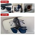 thumbnail image 2 of Soporte Magnético de Cuero para Gafas de Sol para Visera de Auto, Paquete de 2, KIWEN, 2 of 9