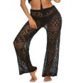thumbnail image 1 of Pantalon de Couverture de Natation pour Femmes Été Plage Transparent Ajouré Ample, 1 of 5