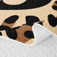 thumbnail image 5 of Castle Fairy Leopard Bow Letter B Quilt King for Girls,Old Fashion King Coverlet Set, 5 of 7