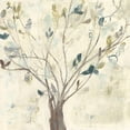 thumbnail image 3 of Goldberger, Jennifer 12x12 Black Modern Framed Museum Art Print Titled - Trees of Blue II, 3 of 5