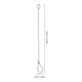 thumbnail image 2 of unbranded 6Ud Cable Para Cerradura De Puerta Negro Con Cuerda Anticaída Para Uso En Interiores, 2 of 8