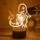 thumbnail image 4 of Pokemon Anime 3d Night Lights Bulbasaur Charizard Squirtle Mewtu LED desk lamp figura de acción Decor Home Figma Doll Gift Toy, 4 of 5