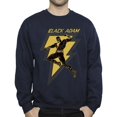 thumbnail image 3 of DC Comics Mens Black Adam Golden Bolt Chest Sweatshirt, 3 of 4