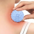 thumbnail image 2 of Soft Elastic Solid Triangle Nail Fascia Relaxing Leg Massager Yoga Massage Fitness Fascia, 2 of 5
