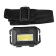 thumbnail image 4 of LEFU pour COB Lampe Frontale LED Légère Sangle Réglable Mini Torche de Tête 3 Modes Lampe de Poche Lumineuse pour Camping Randonnée Jogging Cyclisme Pêche Activités de Nuit en Plein Air, 4 of 10
