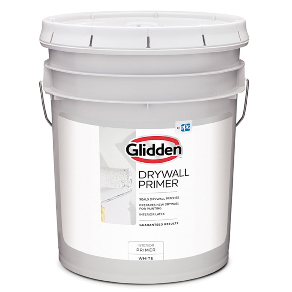 Glidden Drywall Interior Primer, White, 5 Gal