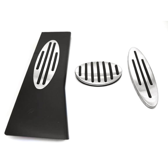 Kit Posapie y Pedales Automático Compatible con Mini Cooper S Salt Pepper Chili Hot KL AUTOSHOP SET DE CUBRE PEDALES CON POSAPIE
