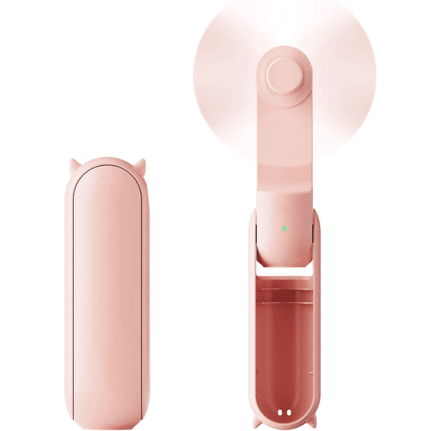 Mini ventilador recargable USB, pequeño ventilador de mano plegable portátil para exteriores MFZFUKR BST3023438-2