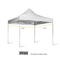 thumbnail image 3 of Repuesto para Carpa Toldo Plegable 2X2M Premium Marthing Lona Impermeable y Reforzada Adaptable a Estructura de Acero, Lona Resistente, Jardín, Camping Eventos Protección Solar y Lluvia Azul, 3 of 10
