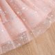 thumbnail image 5 of Vestido De Princesa De Punto Acanalado Con Mangas Volantes Y Estrellas De Lentejuelas Para NiñAs PequeñAs Con CinturóN De Lazo, 5 of 5