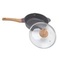 thumbnail image 4 of Sartén antiadherente apta para lavavajillas con mango antiescaldaduras de aleación de aluminio para cocina de inducción y estufa de gas de 24 cm/9,4 pulgadas, 4 of 10