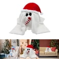 thumbnail image 3 of Muñeca Blanca Simulada Grande, Juguete, Muñeca Navideña Divertida, Muñeca Infantil, Gorro Navideño Blanco, Muñeca De Caramelo, 3 of 8