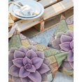 thumbnail image 2 of Outdoor Waterproof Throw Pillow Covers 2 Pack Square Pillowcases Mandala Cactus Pillow Protectors Decorative Cushion Cases for Patio,Garden,18x18 Inch, 2 of 6