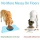 thumbnail image 3 of Alfombrilla para cuenco para perros y gatos, alfombrilla antideslizante de silicona, alfombrilla impermeable para comida para mascotas (azul cielo), 3 of 4