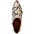 thumbnail image 3 of STYLE & COMPANY Womens Beige Slip Resistant Comfort Vidyaa Pointed Toe Block Heel Zip-Up Booties 9.5 M, 3 of 4
