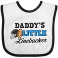 thumbnail image 3 of Inktastic Daddy's Little Linebacker Boys or Girls Baby Bib, 3 of 4