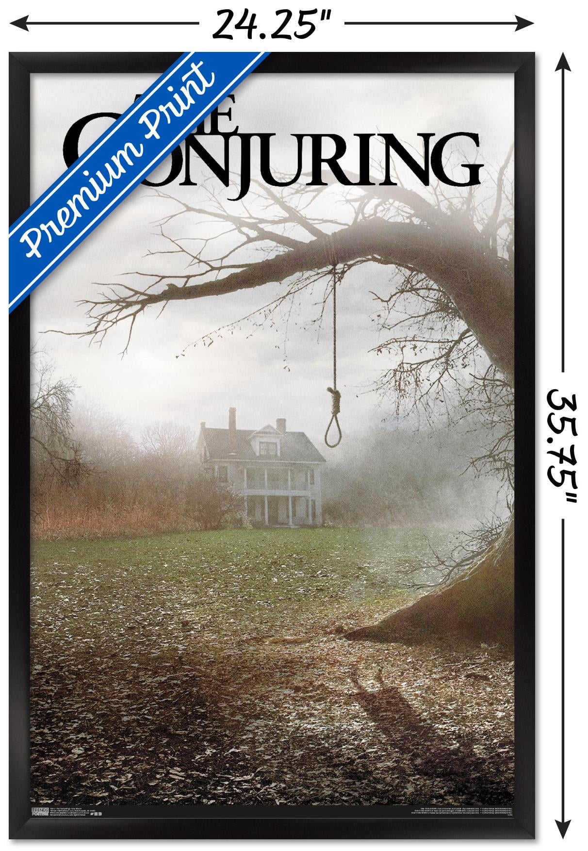 The Conjuring - One Sheet Wall Poster, 22.375" x 34", Framed