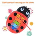 thumbnail image 1 of 5 Key Baby Kids Educational Musical Toys Ladybirds Model Xylophone Development Instrument, 1 of 7
