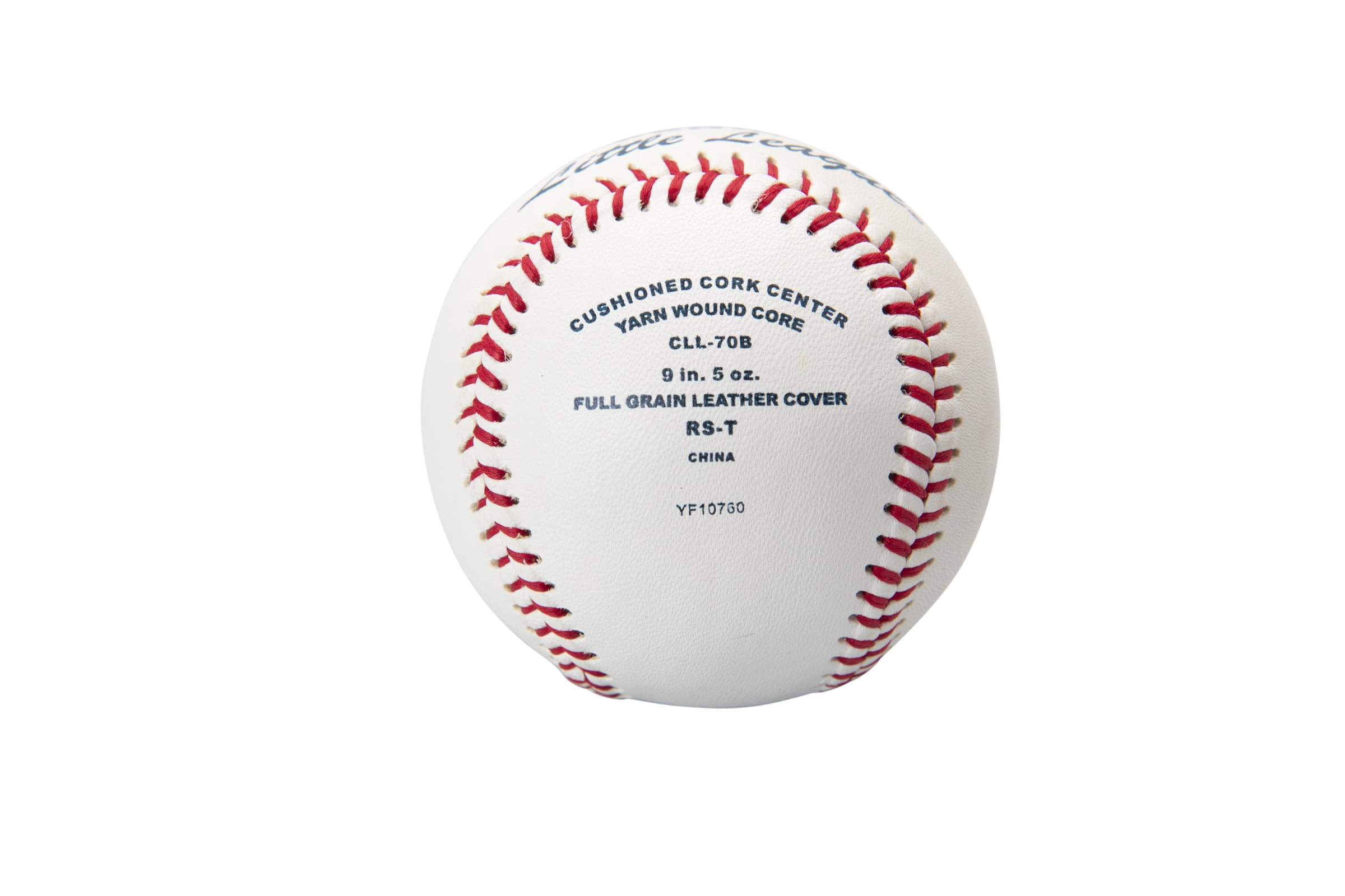 Senior Little League Tournament Baseball, Full Grain Leather Cover, 12 Pack