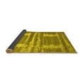 thumbnail image 2 of Ahgly Company Indoor Square Oriental Yellow Industrial Area Rugs, 6' Square, 2 of 4