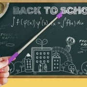 2Pcs Telescopic Teachers Pointer, Extendable Handheld Pointer, Mini Retractable Classroom Finger Pointer And Presentation Finger Pointer for Elementary School Kindergarten Teachers