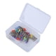 thumbnail image 4 of 100 piezas de cepillos de nailon de colores variados, cepillo pulidor dental plano, 4 of 15