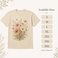 thumbnail image 2 of Wildflower Botanical Bouquet Graphic Tee | Vintage Floral Cottagecore T-Shirt for Women | Boho Garden Nature Top, 2 of 9