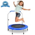 thumbnail image 1 of SereneLife 36 Inch Portable Highly Elastic Jumping Sports Trampoline, Kids Size, 1 of 7