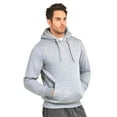 thumbnail image 2 of Men's Heavyweight Fleece Active Casual Cotton Long Sleeve Pullover Hooded Sweatshirt, Heather Grey 2XL, 1 Pack, 2 of 4