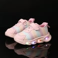 thumbnail image 2 of Pimfylm Light Up Athletic Shoes Boys Toddler Girls Led Shoes Kids Light Up Sneakers Pink,Size for US 6, 2 of 6