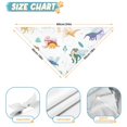 thumbnail image 6 of Dog Bandana 1 Pack,Alphabet Dinosaur Names Chart Pattern Bandanas for Dogs,Cat Bandana,Small/ Large Dog Bandana 2 Size,Dog Bandanas, 6 of 6