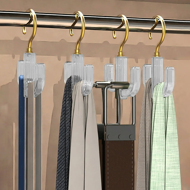 shyuyusa 360 Degree Rotatable Wall Hook, Multi Angle Adjustable Hanger, Metal Fixed Rack for Household Kitchen Bathroom Sundry Hanging