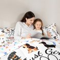 thumbnail image 4 of Manfei Dachshund Corgi Dogs Bedding Comforter Set 7-Piece,Pet Lovers King Bedding Sets,Rustic Flower Floral Bed Sheets For Teens,Luxury Bedroom Decor,Reversible, 4 of 8