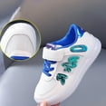 thumbnail image 7 of Linfrsh Children's Casual Light Up Shoes Boys Breathable Non-Slip Light Sneakers Unisex Luminous Sneaker for Girls Sport Running Shoes Blue,11, 7 of 7