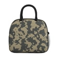 thumbnail image 5 of Insulated Lunch Bag for Women, Floral Print Oxford Fabric Lunch Box, Leakproof Thermal Cooler Tote for Work, School & Picnic, Camo, Camouflage Print, 5 of 5